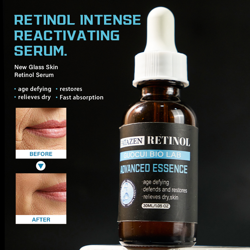 Retinol Face Serum for Night Whitening Hydrating Anti-Aging Facial Essence