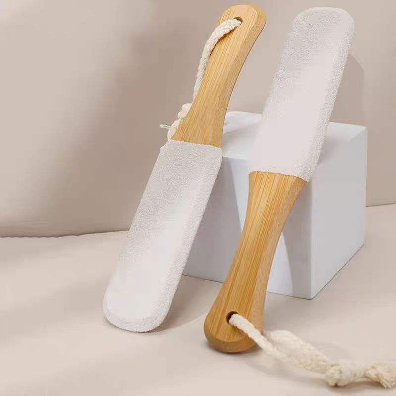 Bamboo Beech Wood Foot File Eco-Friendly Pedicure Kit, Includes Dead Skin Remover.