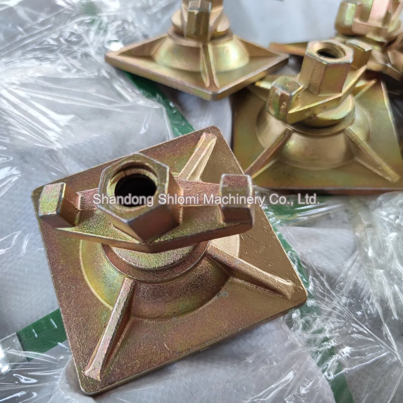 Peri/Doka/Meva Dia115mm*115mm Formwork Combination Accessories Iron Casting Anchor Nut Plate Nut Wing Nut