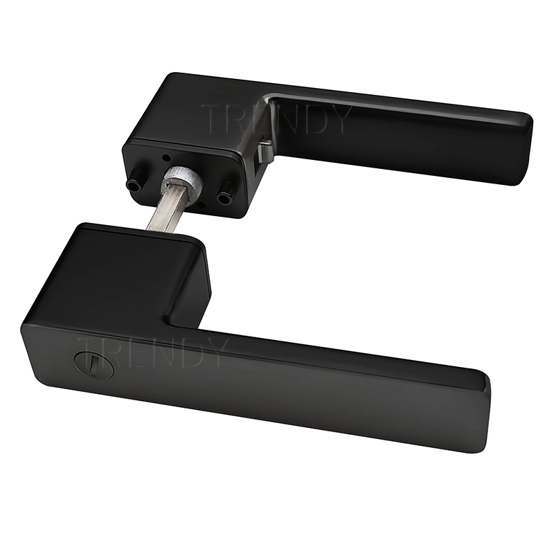 Ecological Lock Series Matt Satin Nickel Color Zinc Alloy Door Lock Handle (STS011)