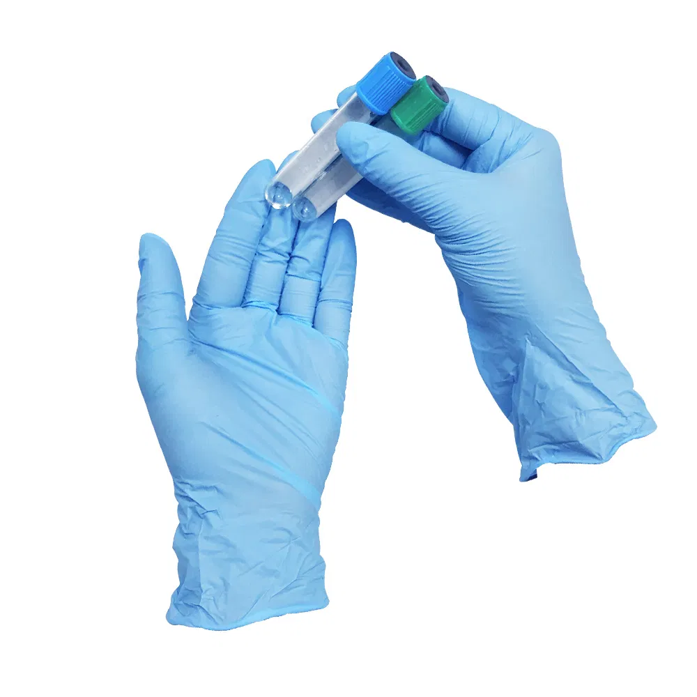 9 Inch High Quality Standard Cleanroom Powder Free Nitrile Gloves