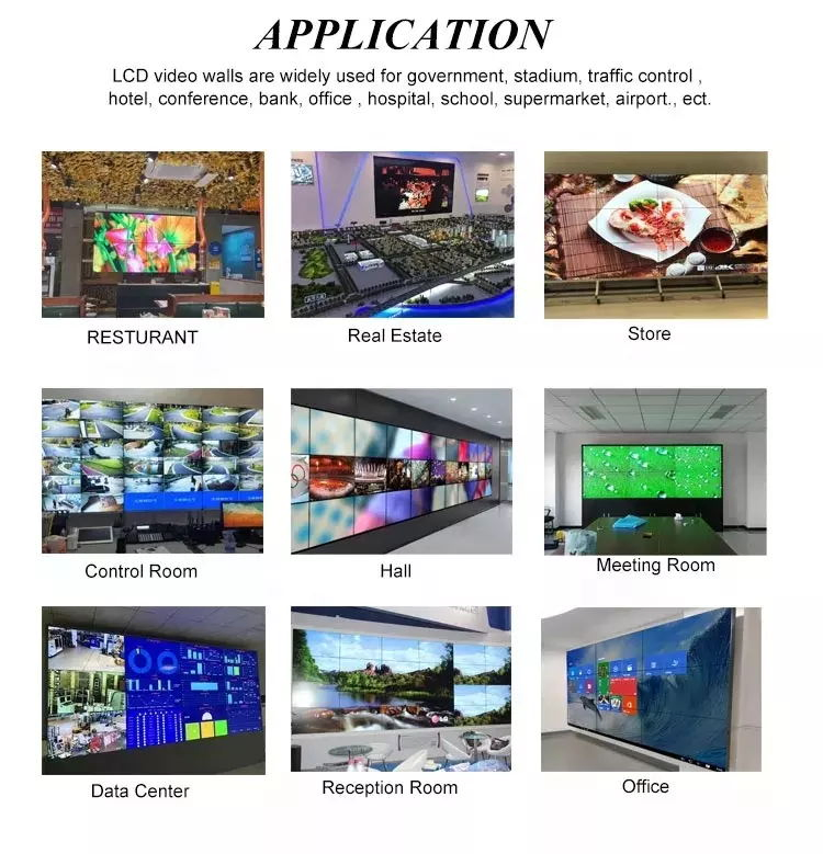 65-дюймовый LCD дисплей 4K для видеостены в помещении