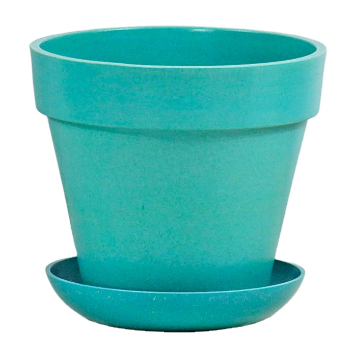 Горшок для цветов с поддоном без BPA