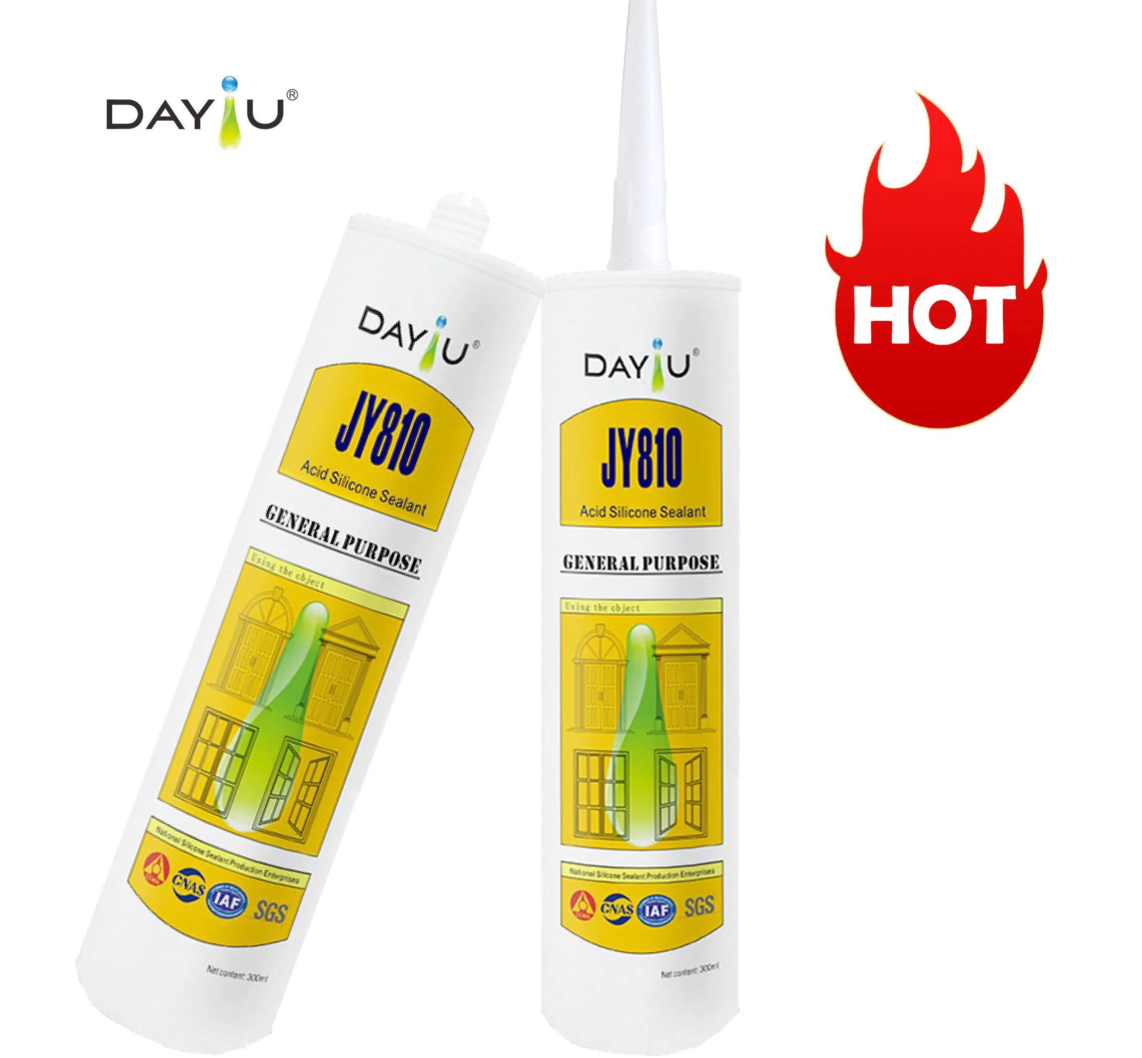 Gapfilling Around Doorand Window Frame General Purpose Construction Acid Silicone Sealant