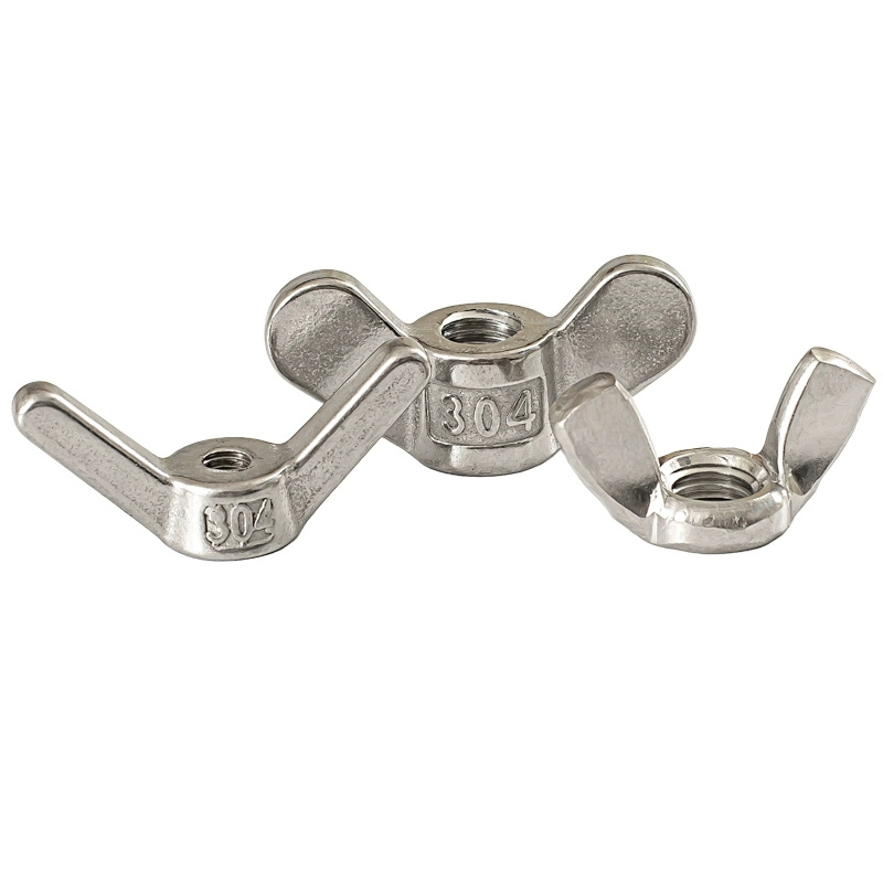 M6 Stainless Steel Big Size Butterfly Nut Ideal Wing Nut