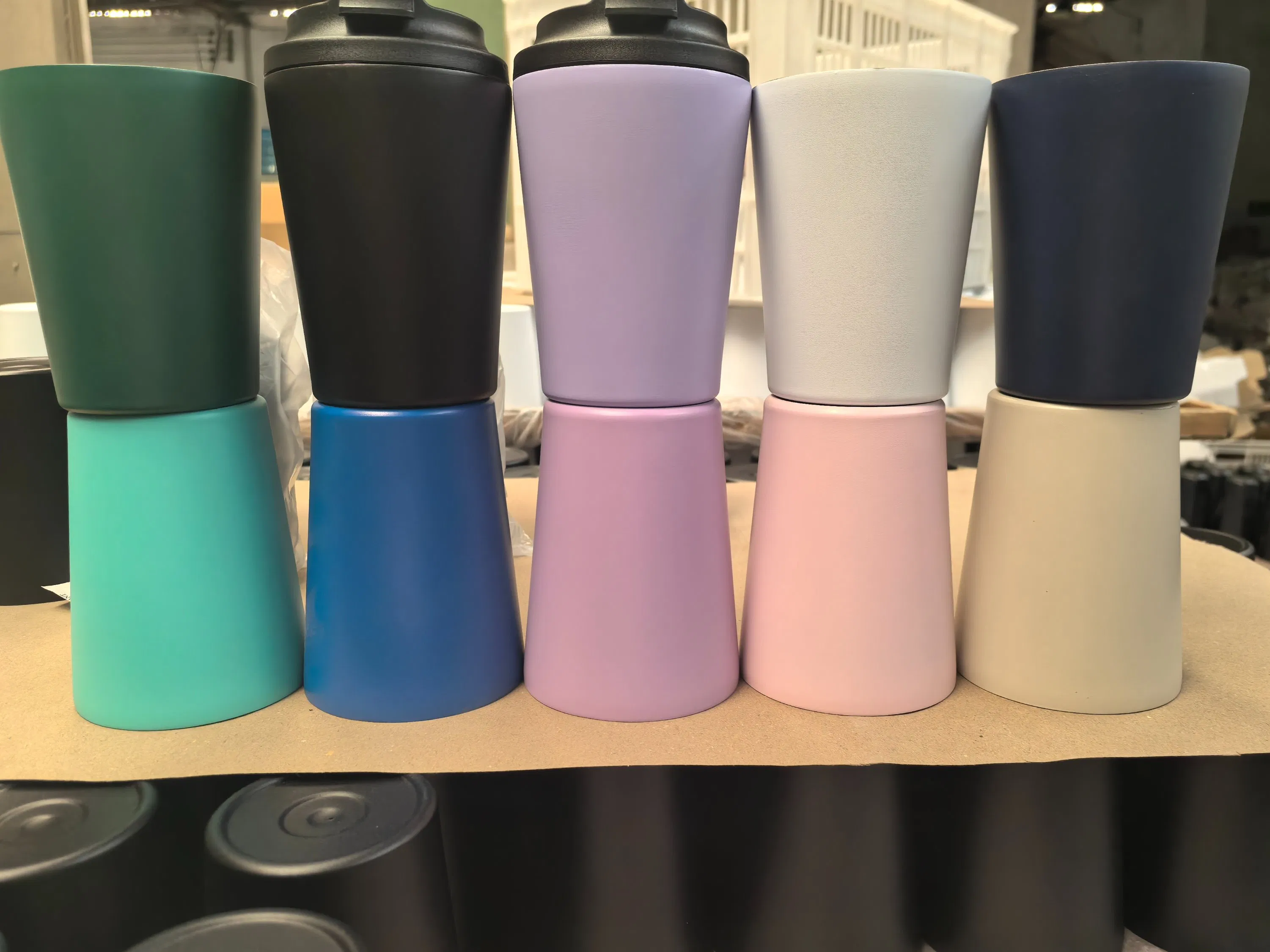 350ml Stainless Steel Portable Double-Walled Coffee Cups Mugs