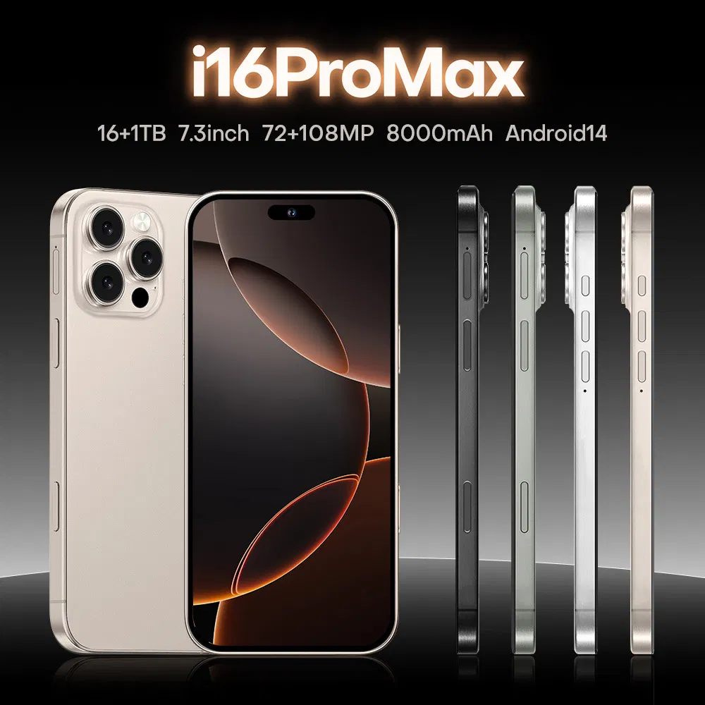 Смартфон I16 PRO Max 2025 16ГБ/1ТБ, титановый корпус