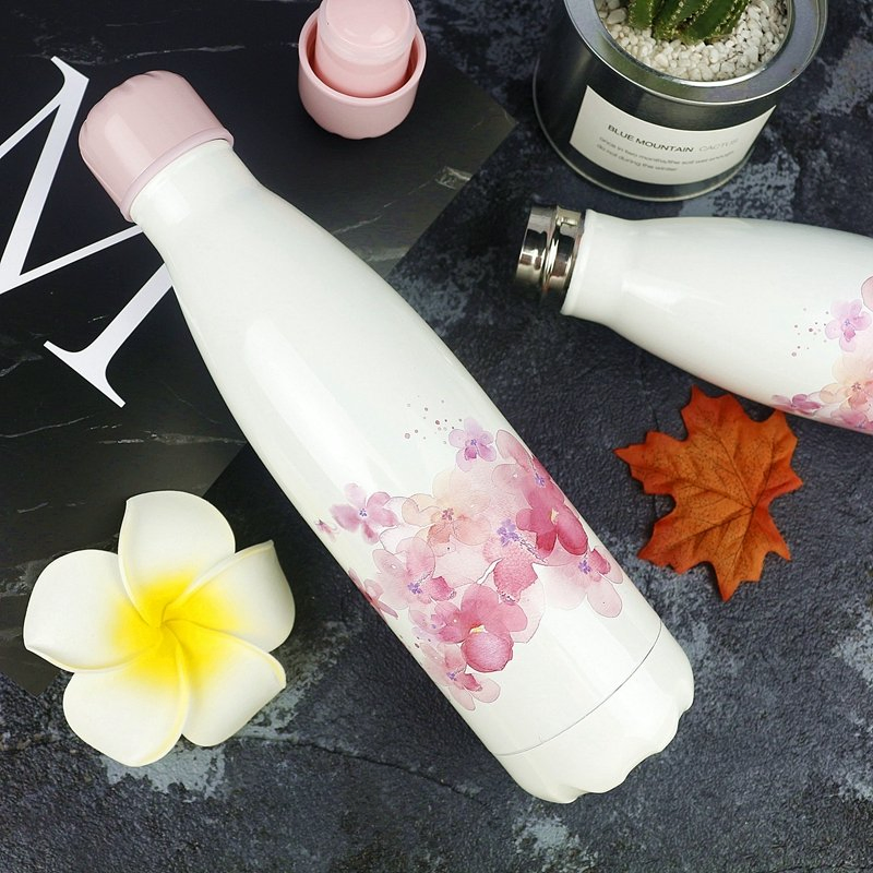 Термобутылка для спорта Lovely Cherry Blossoms, 500 мл