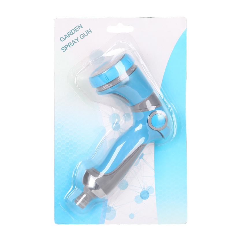 8 Patterns Portable Garden Spray Nozzle Water Gun Sprayer