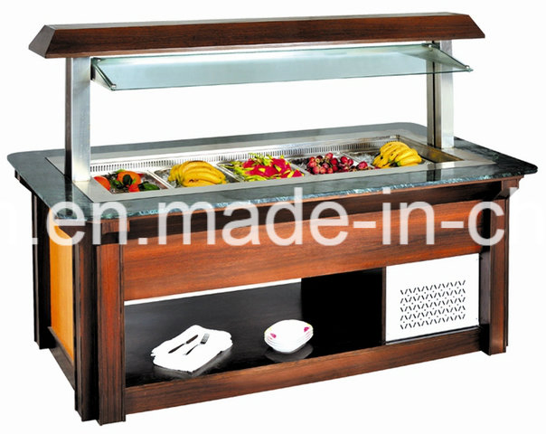 Cheering Hotel Equipment Commercial Salad Bar Fridge with Ce