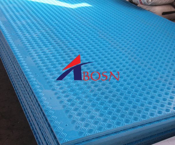 Fire Retardant Temporary Road Mat Anti Slip Durable HDPE Ground Protection Mats