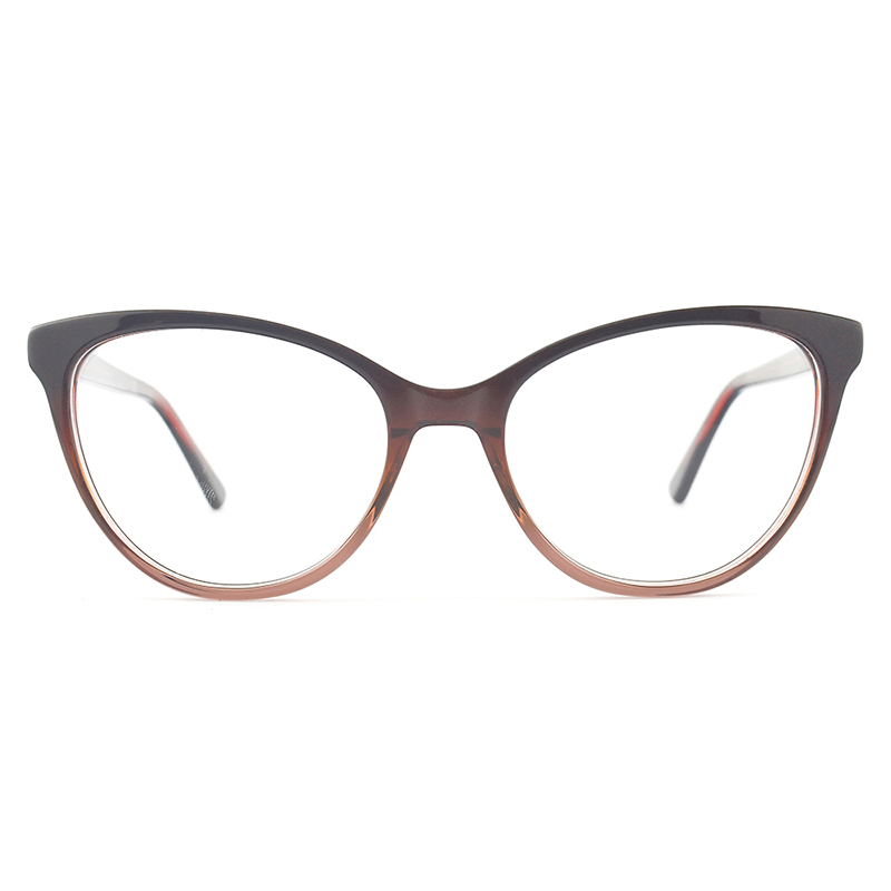 High Quality Wholesale Slim Thin Optical Frame Acetate Round Cat Fashion Eyewear Suppliers for Women Men