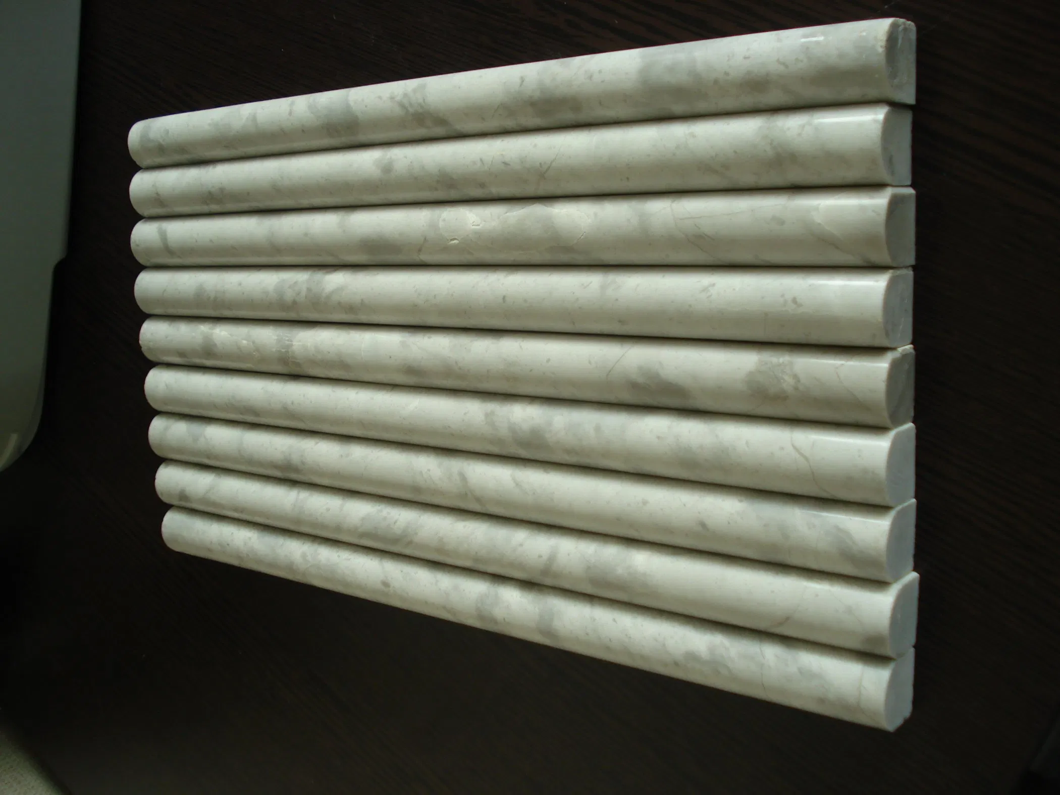 Luxury Abba White Marble Skirting Decorative Corner Moulding