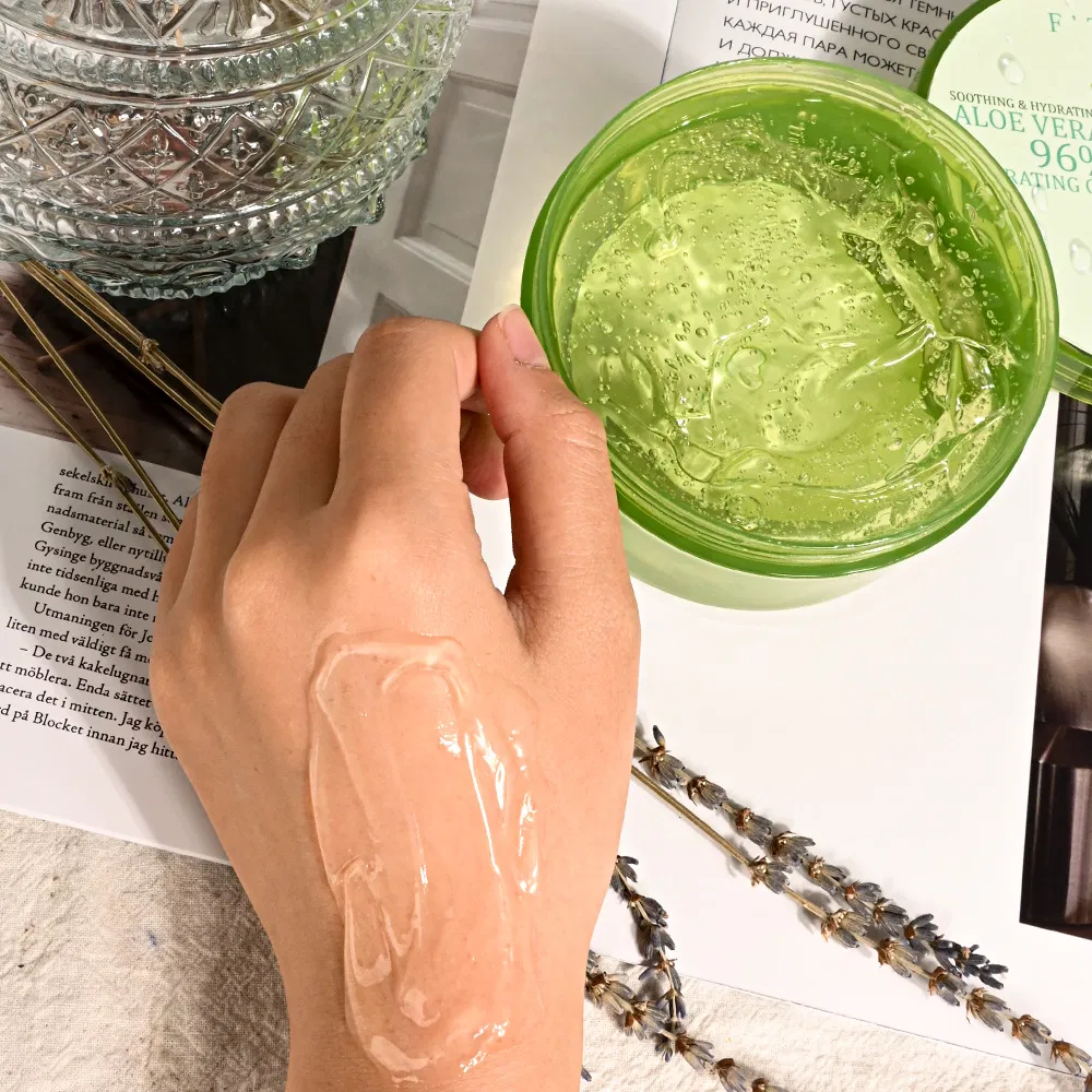 Private Label Moisturizing Soothing Pure Aloe Vera Hydrating Gel After Sun Non-Sticky