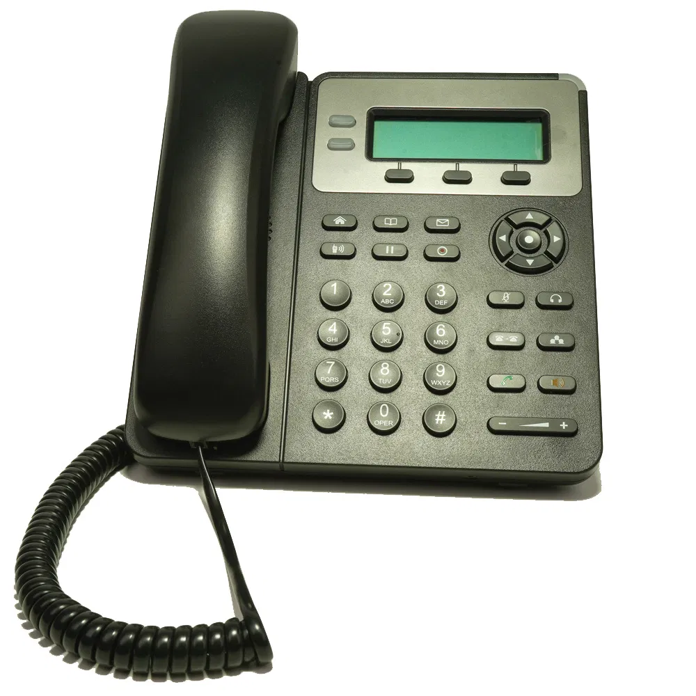 One Key Alarm Telephone Front Desk Landline with HD Call and LCD Display