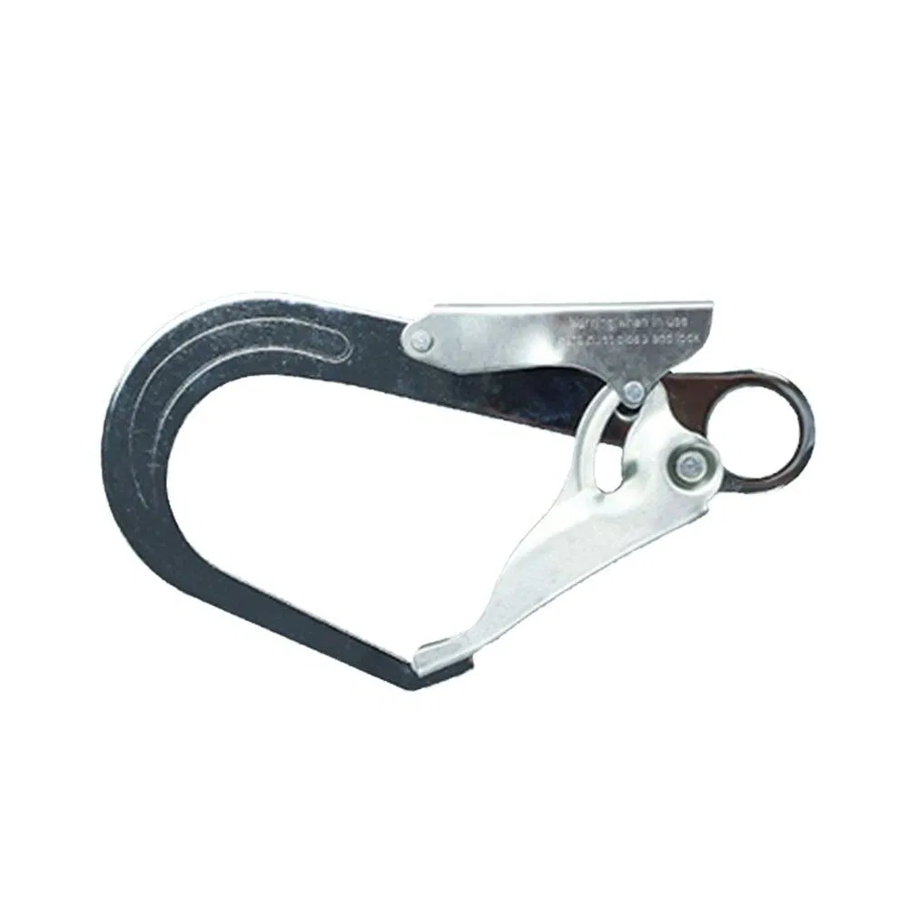 Full Body Safety Harness Hooks Made of Stamped Chrome-Plated Alloy Steel Hook