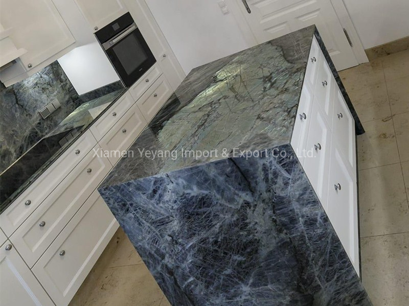 Grey Marble Stone/Tiles/Slab/Countertop for Kitchen Countertop/Bathroom/Vanity/Worktop/Table Top