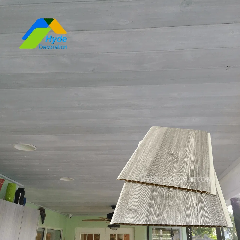 Philippines Plastic Hollow Plank PVC Laminated Ceiling Wall Panel 250mm