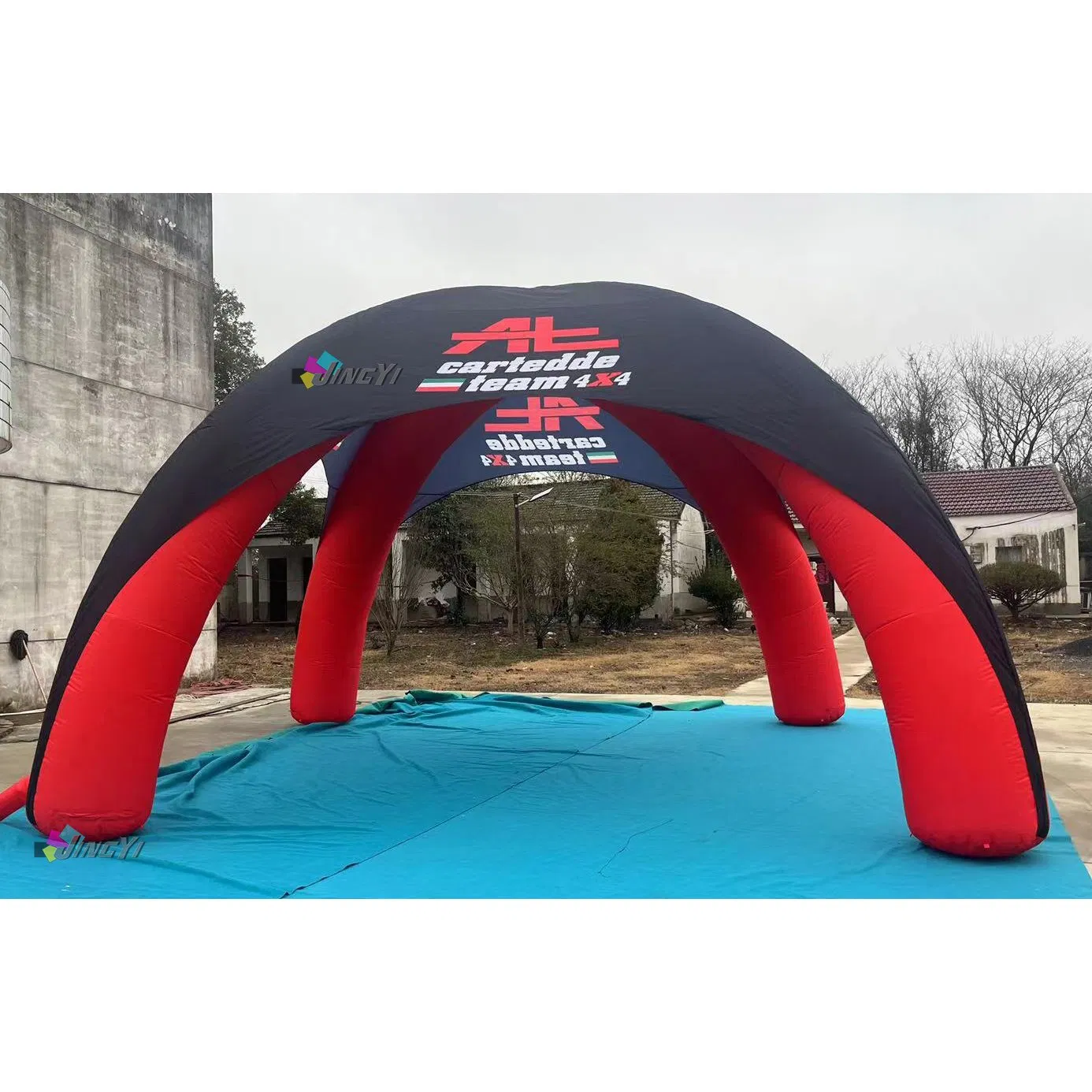 Cheap Outdoor 420D Oxford Advertising Event 5X5M 6X6M Inflatable Canopy Marquee Gazebo dome Roof Top Continuous inflation Tent