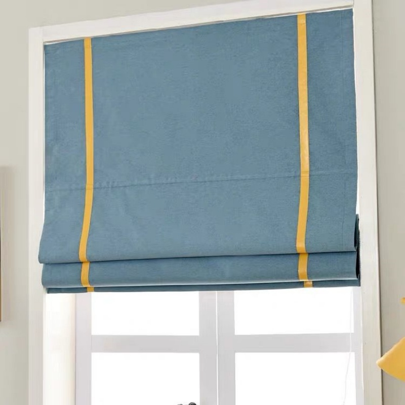 Keshang Factory Supply Plain and No Screen Roman Shade