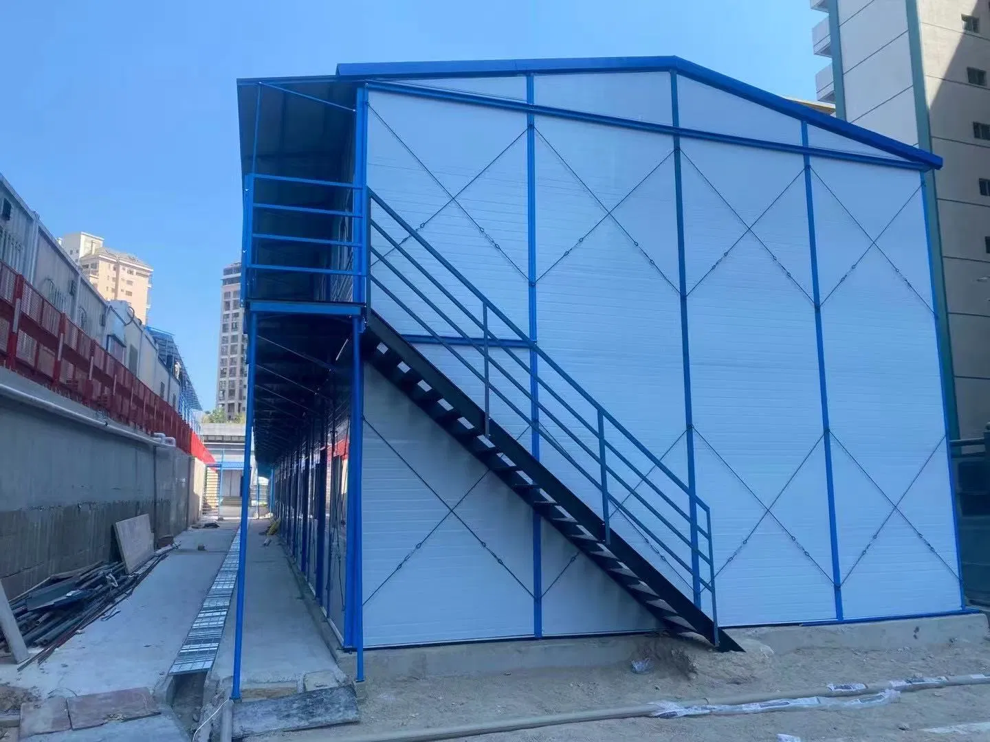 Low Cost Temporary Labor Accomodation Prefabricated Fast-Installing House