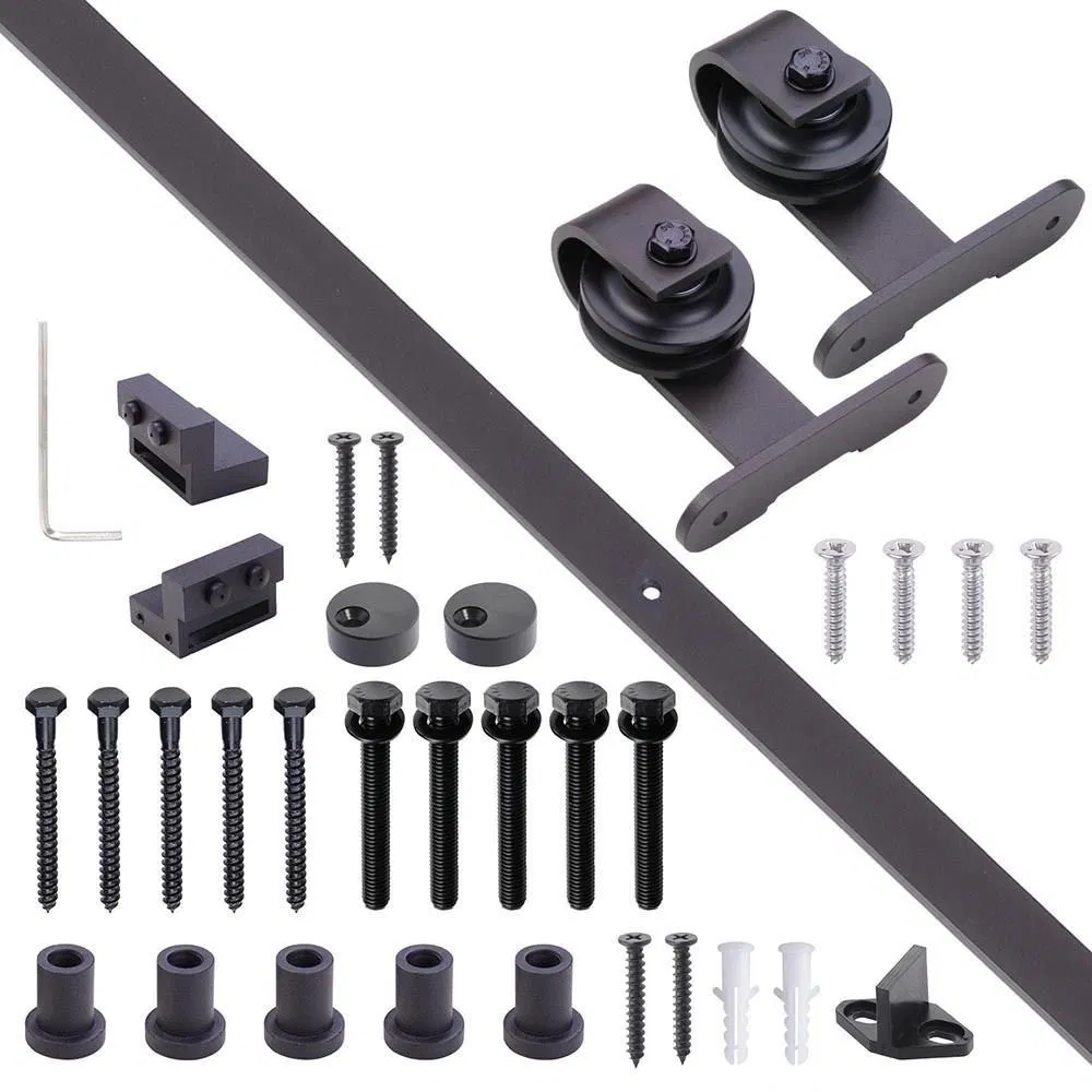 Double Sliding Barn Door Hardware Wood Door Sliding System