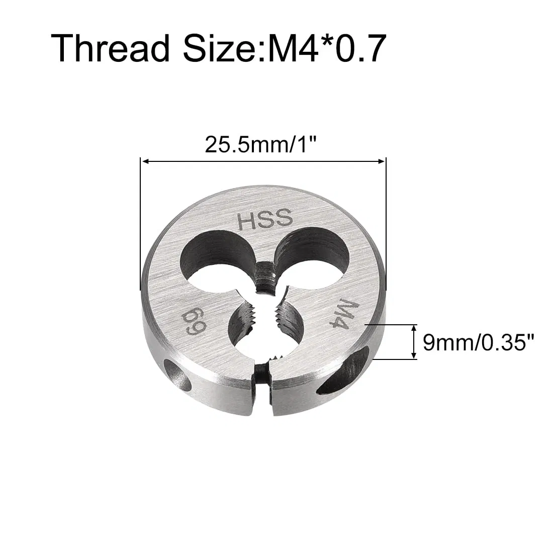 Плашка для нарезки резьбы HSS, круглая