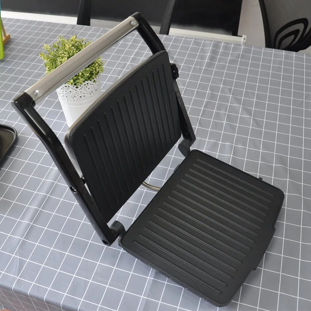 Big Plate Electric BBQ Press Panini Grill with Coll-Touch Handle