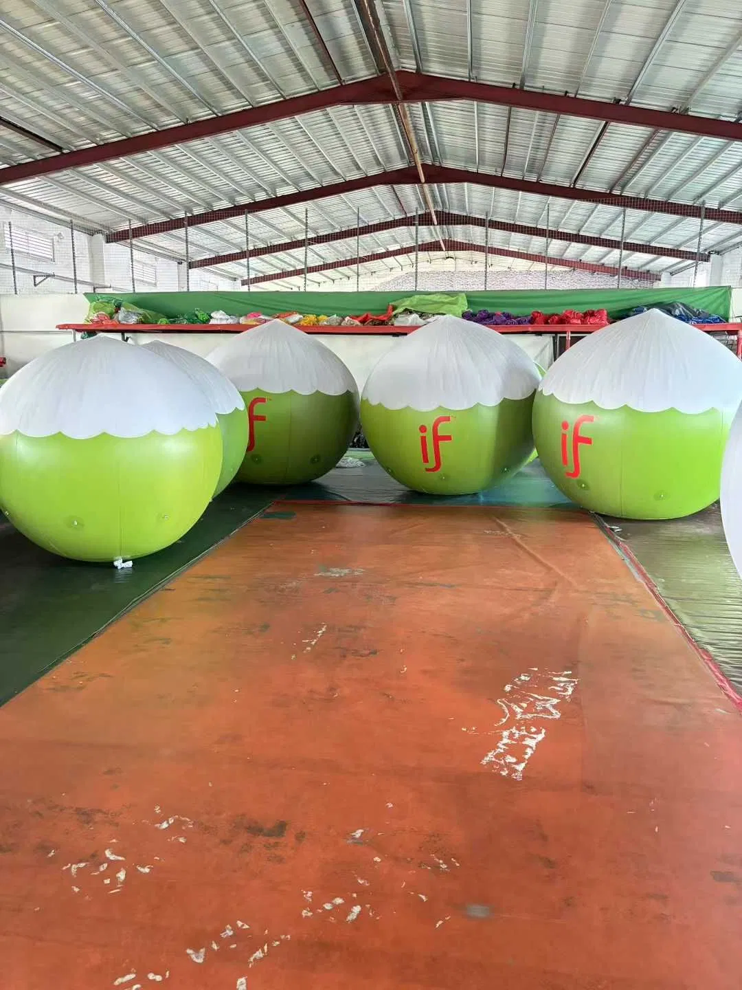 Boyi Customizable Inflatable Coconut Balloon for Beach Party Decoration