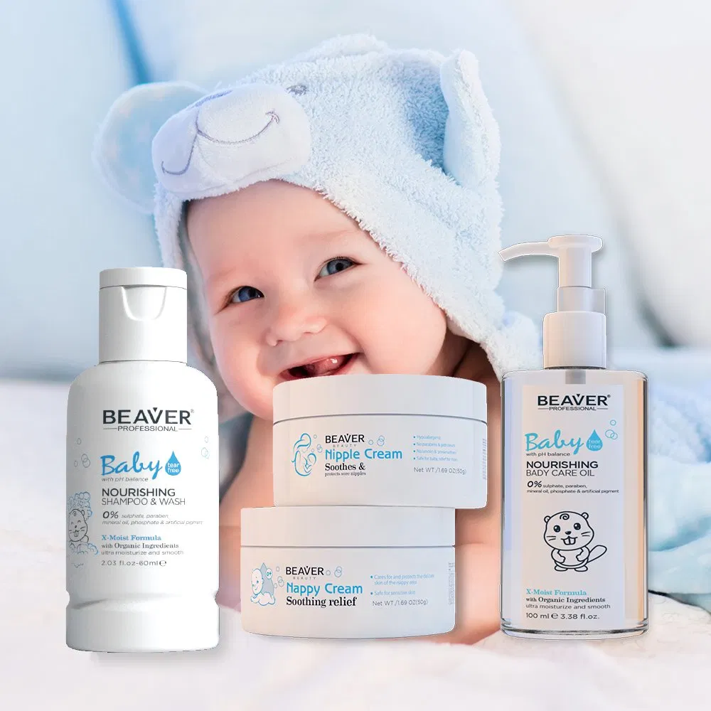 OEM Tear Free Formula Hypoallergenic and No Fragrance Baby Wash Shampoo