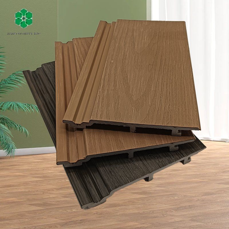 ASA Outdoor Ceiling PVC Wall Panel for Garden with Wood Texture