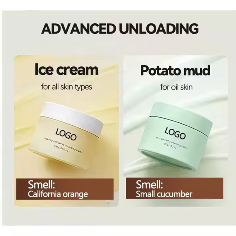 OEM/ODM Custom Logo Private Label Face Make up Cleansing Cream Waterproof Makeup Remover Balm