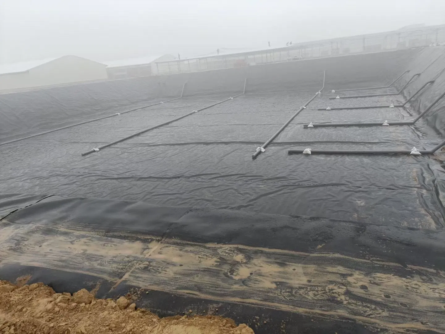 Hot Selling Durable LDPE LLDPE HDPE Smooth Surface Geomembrane Liner for Basement Waterproofing Foundation Protection