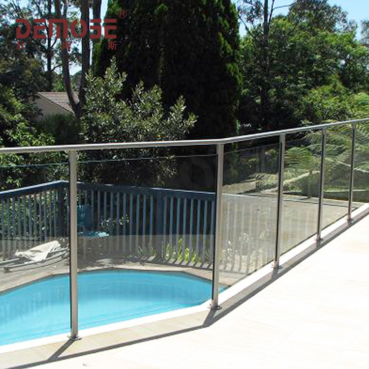 Durable Powder Coated Aluminum Posts for Glass Fencing with Rust Resistance (DMS-B28139)