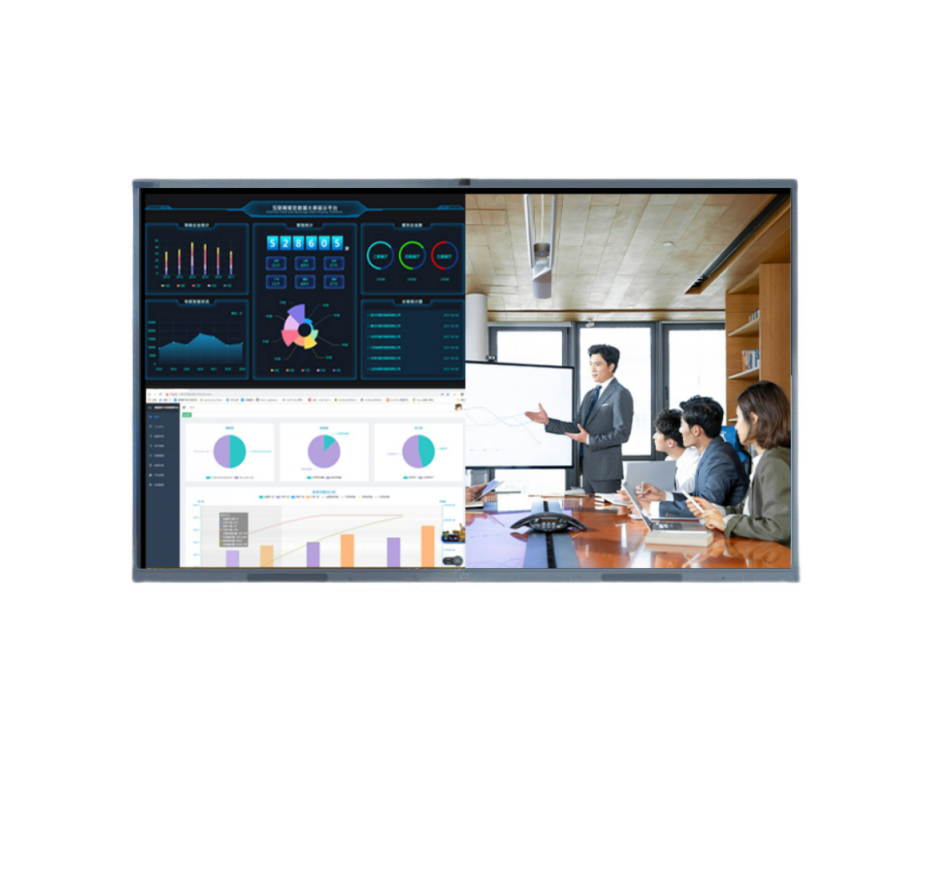 Interactive Whiteboard with Built-in Camera for Remote Collaboration