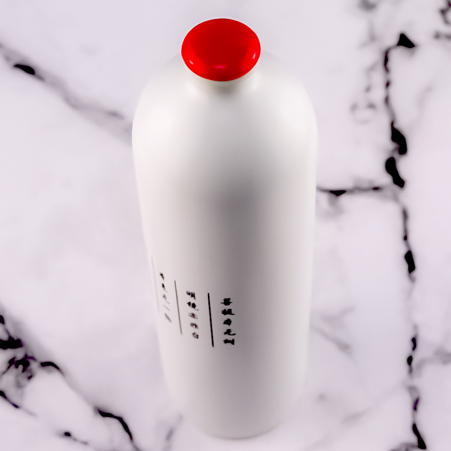Custom 750 Ml Luxury Ceramic White Olive Oil Bottle