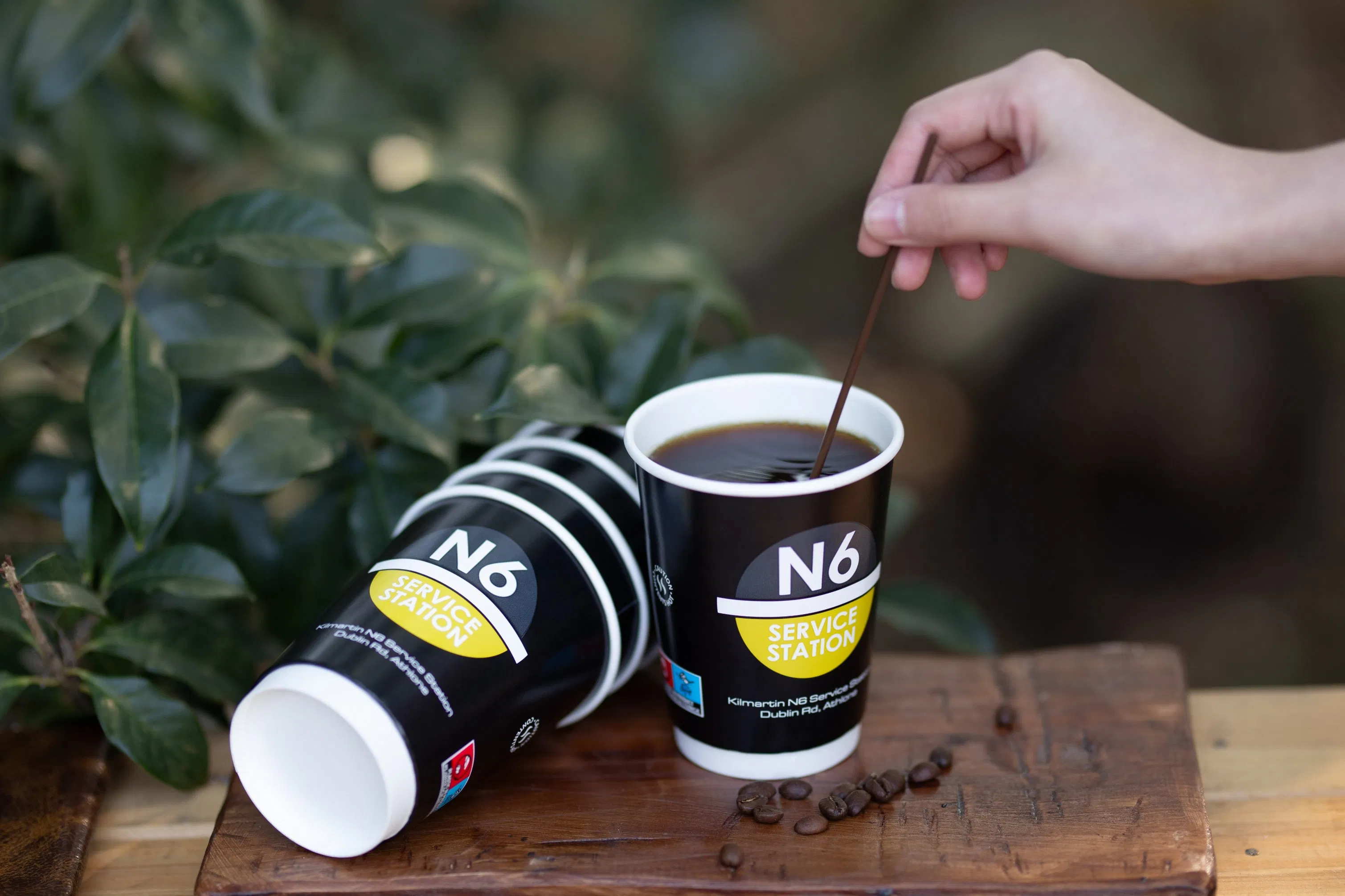 Двухслойные бумажные стаканы для напитков 8-22 oz