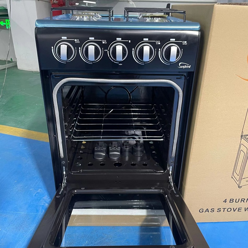 4 Burner Gas Free Standing Cooker with Oven