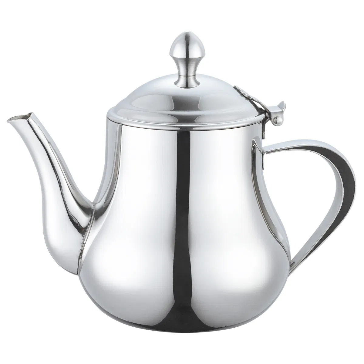 Modern Look Hotels Table Decorative Stainless Steel High Quality Metal Octagon Set Coffee Teapot