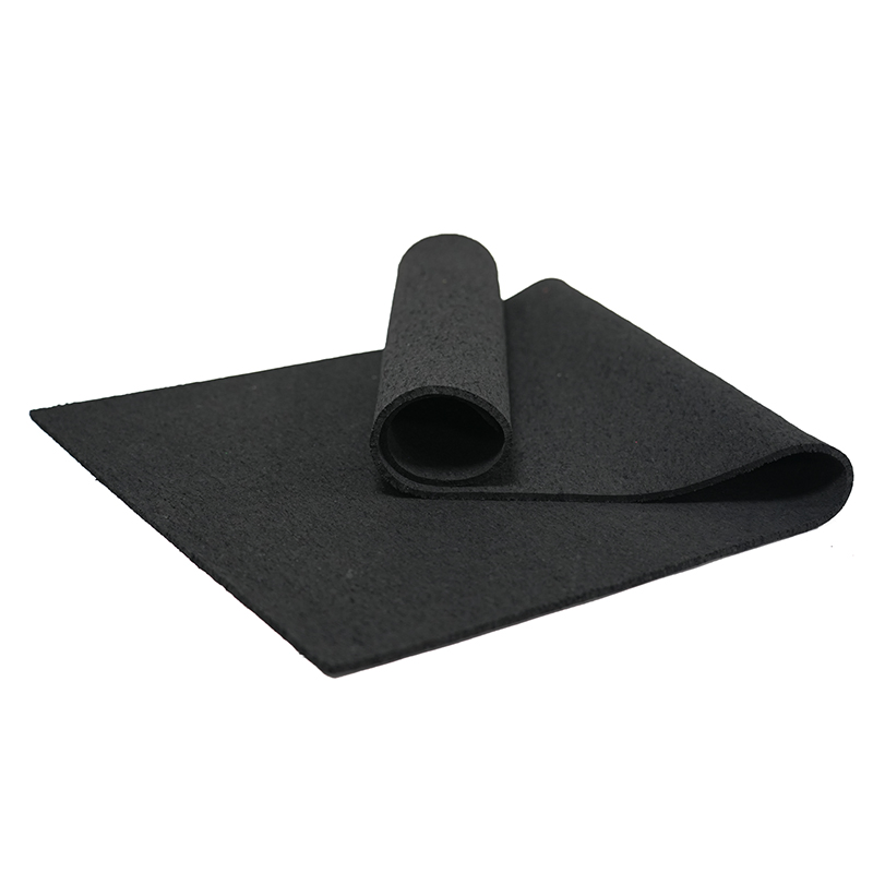 Factory Wholesale Anti-Noising Rubber Carpet Sound Insulation Roll Black SBR Soundproof Underlay Rubber Roll