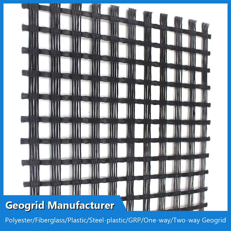 Customized 30-30kn/40-40kn/50-50kn/60-60kn/70-70kn/80-80kn/100-100kn/120-120kn/150-150kn Biaxial/Uniaxial Polyester Pet Geogrid Manufacturer