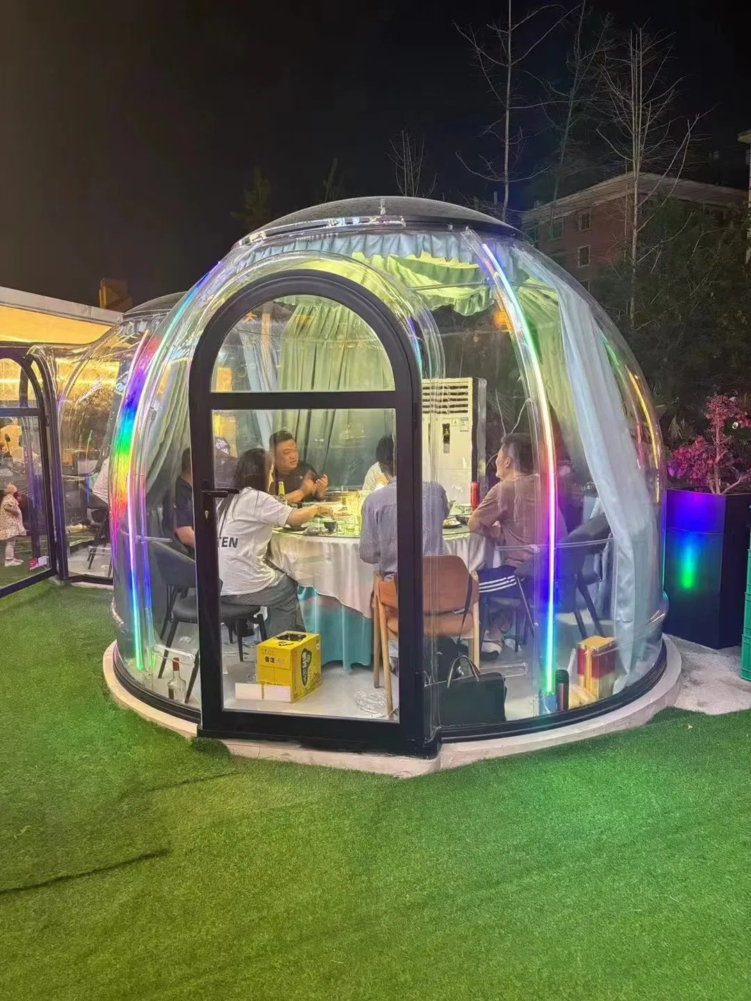 New Product Clamping House Transparent Prefab Dome Bubble Tent Star Room