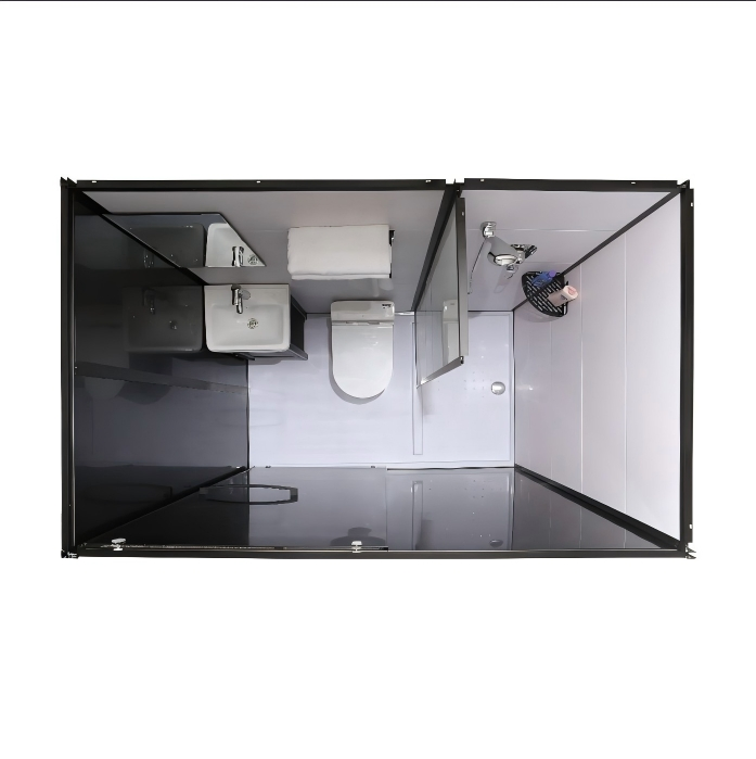 Luxury Multi-Function Ready Made Toilet Shower Cubicle Set Prefab Bathroom Unit