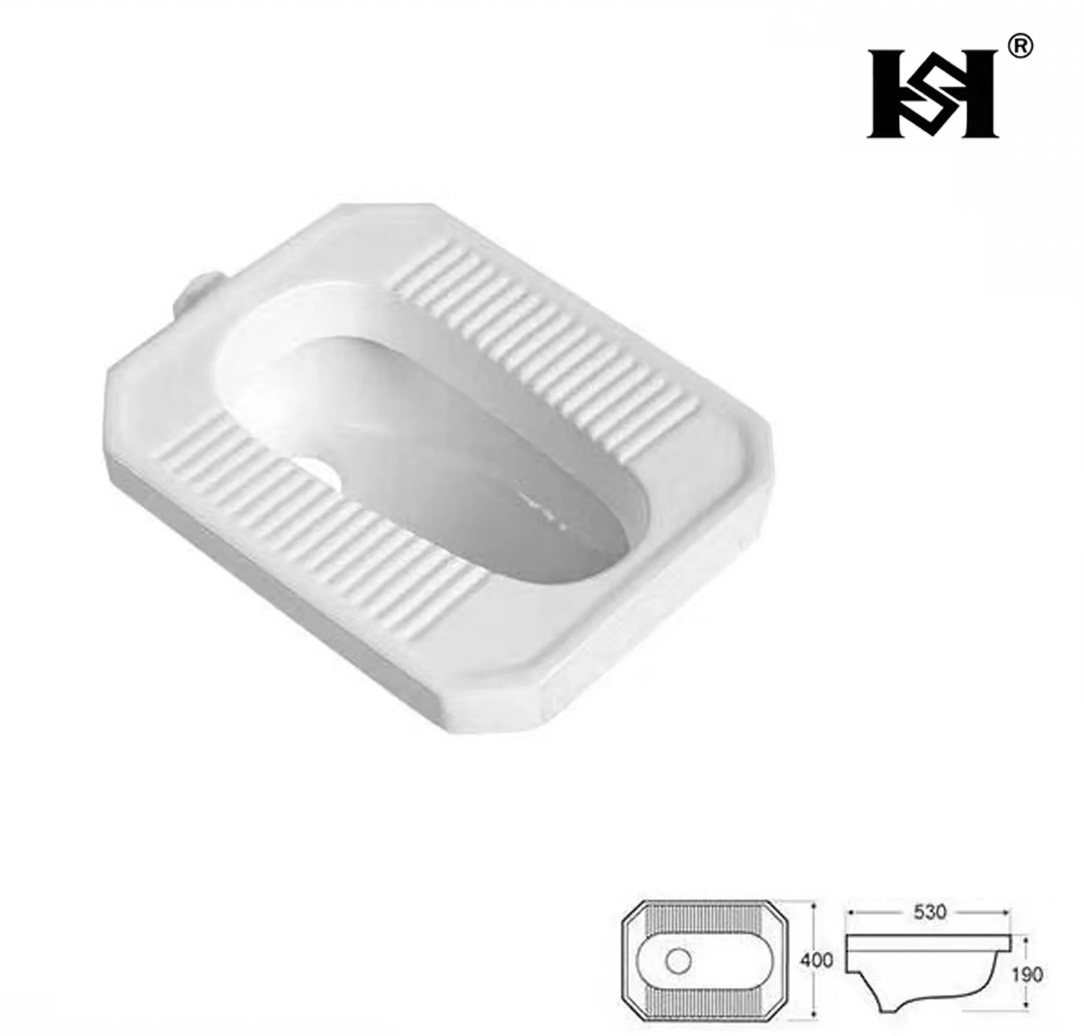 Chinese Wholesale Sanitary Ware Bathroom Ceramics Wc Squating Pan