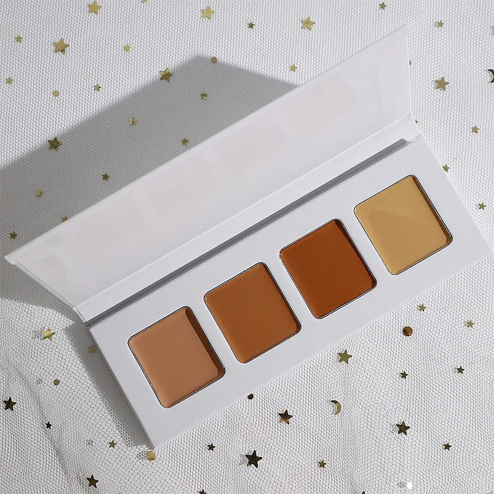 19 Colors Optional Black Compact 10 Sets Exquisite Soft Concealer Natural Long Lasting Private Label Lightweight Makeup