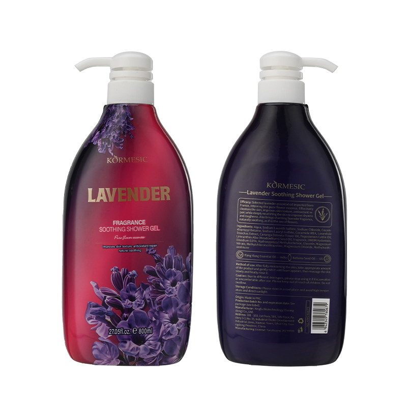 Calming Lavender Soothing Shower Gel for Relaxation and Serenity