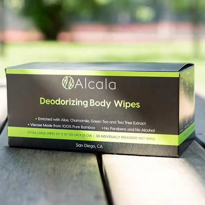 OEM Private Label Biodegradable Individual Packing Cleaning Wet Wipes Scented Deodorant Wipes Flushable Full Body Wipes for Adults