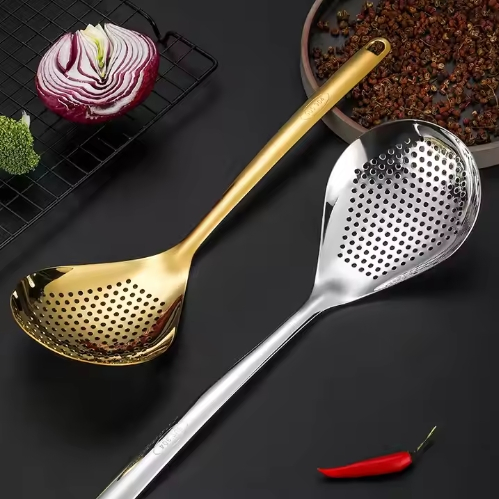 Kitchen Ice Accessories Multifunctional Mixing Spoon Stick Stainless Steel Bar Tool Ice Strainer Accessories for Bar