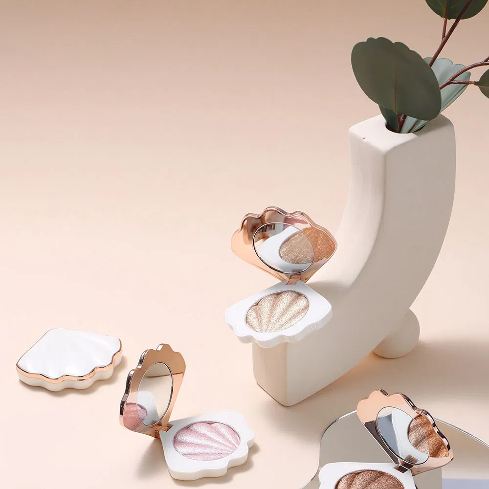 Private Label Makeup Brand Face Pressed Powder Face Blusher Matte Shimmer Blush Palette