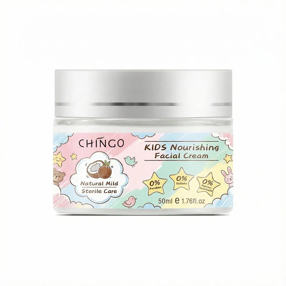 Natural Mild Kids Nourishing Facial Cream Soothing Hydrating Reduces Redness Irritation